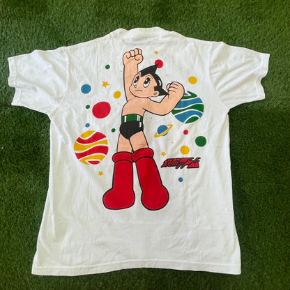 T-Shirt aus reiner Baumwolle mit Akira Cyberpunk Kaneda DTG-Druck