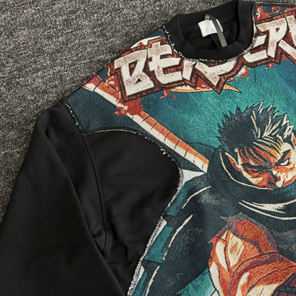 Sweat à capuche gothique à col en fourrure