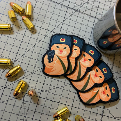 Commissar Style Cat Tactical Morale Patch