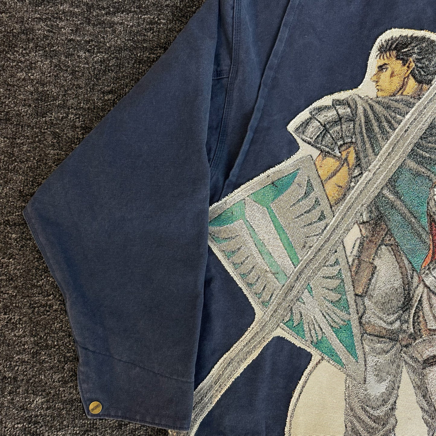 Sweat à capuche gothique à col en fourrure