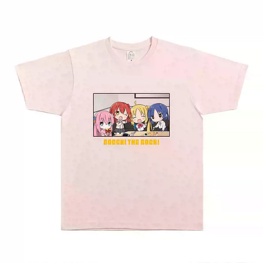 T-shirt drôle Bocchi The Rock en pur coton