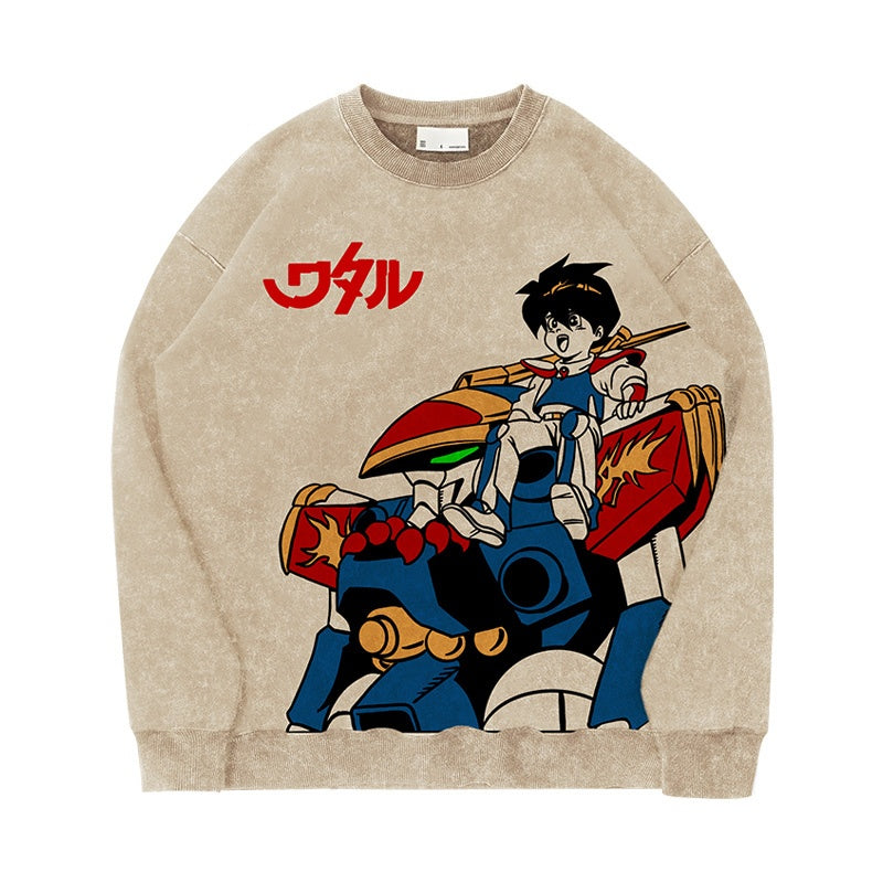 Reiner Baumwollpullover „Offensichtlich gestohlen“ von Kusanagi CT-3X