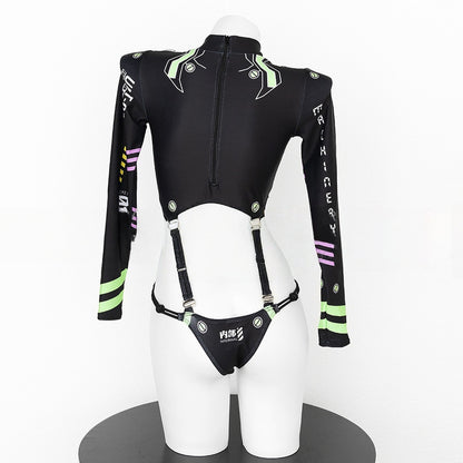 Futuristic Agent 01 Cutout Bodysuit
