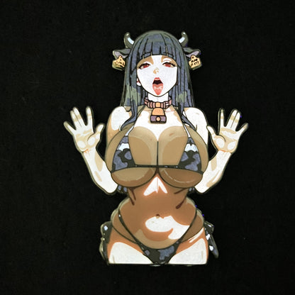 Cowgirl Metal Enamel Pin