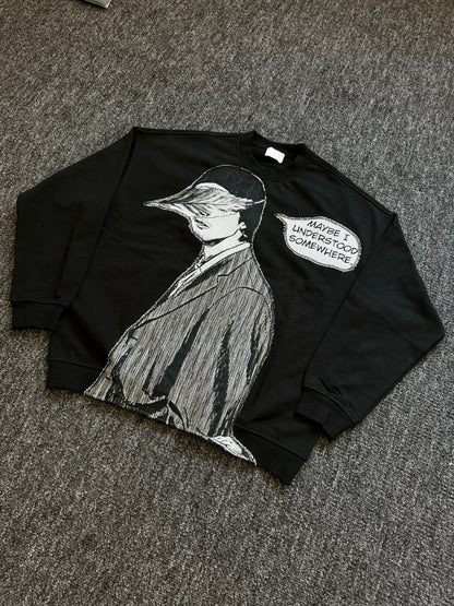 Sweat à capuche gothique à col en fourrure