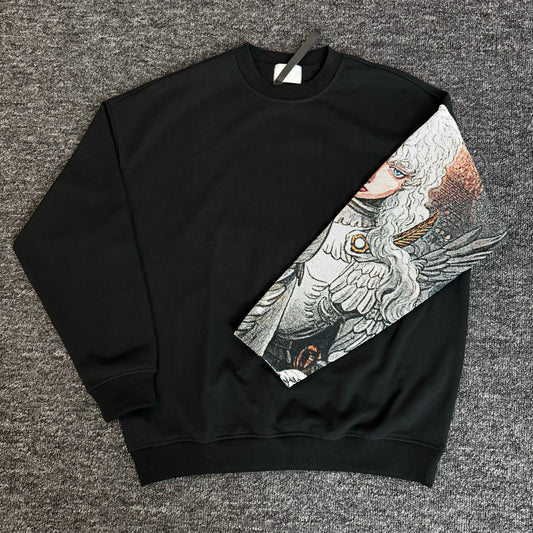 Sweat à capuche gothique à col en fourrure