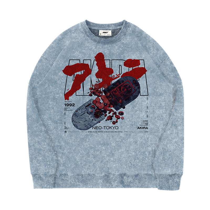 Reiner Baumwollpullover „Offensichtlich gestohlen“ von Kusanagi CT-3X