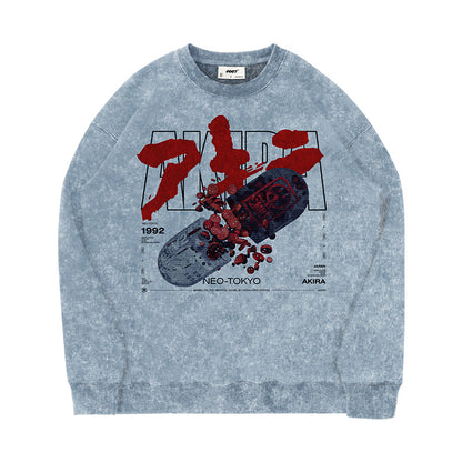 Reiner Baumwollpullover „Offensichtlich gestohlen“ von Kusanagi CT-3X