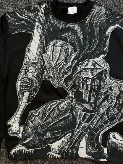 Sweat à capuche gothique à col en fourrure