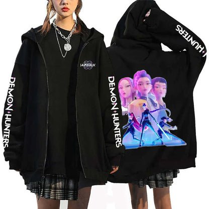 K-Pop Demon Hunters Zip-Up Hoodie Cardigan