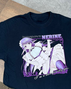 T-shirt imprimé recto verso de l'anime Parasyte