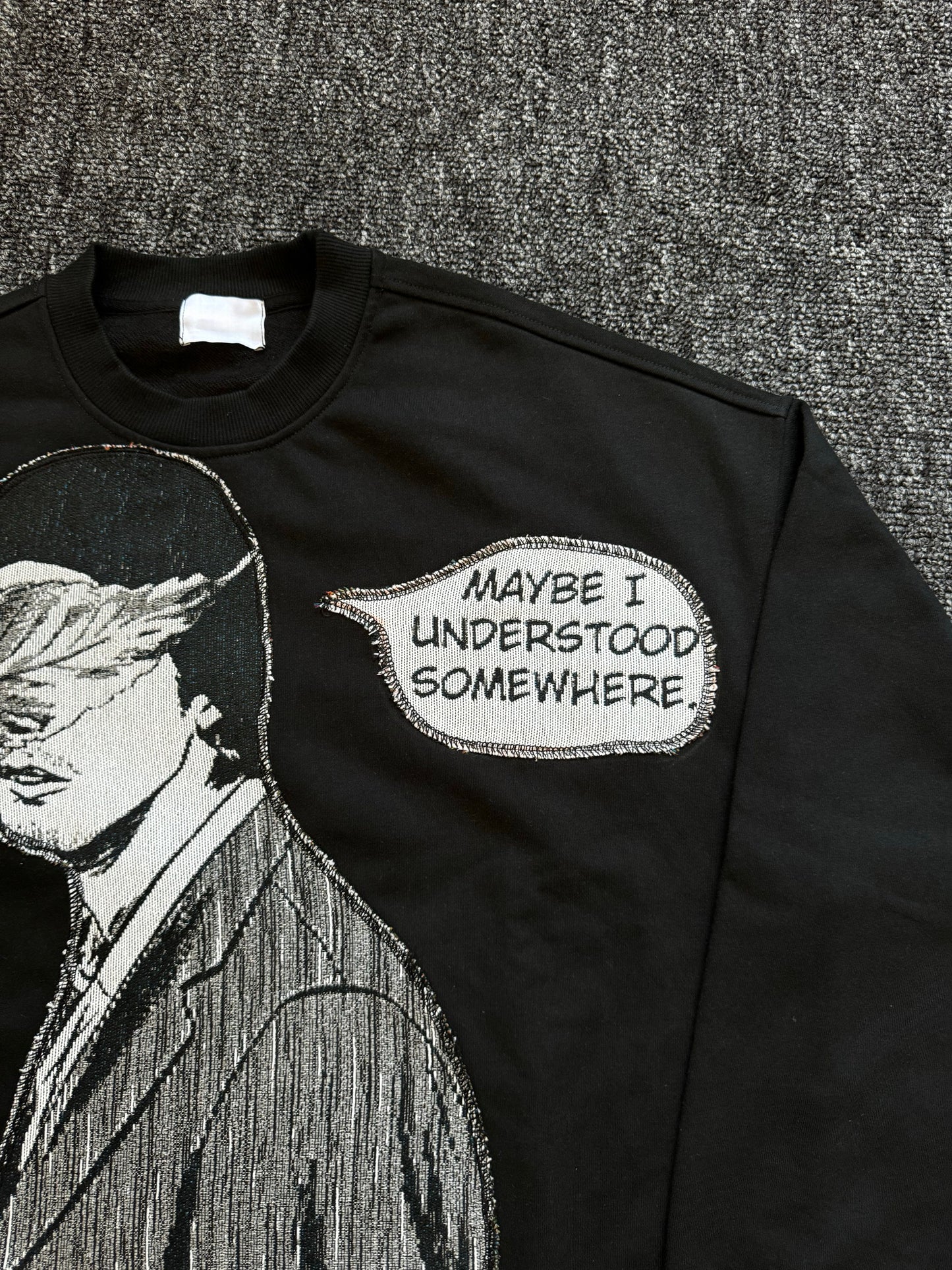 Sweat à capuche gothique à col en fourrure