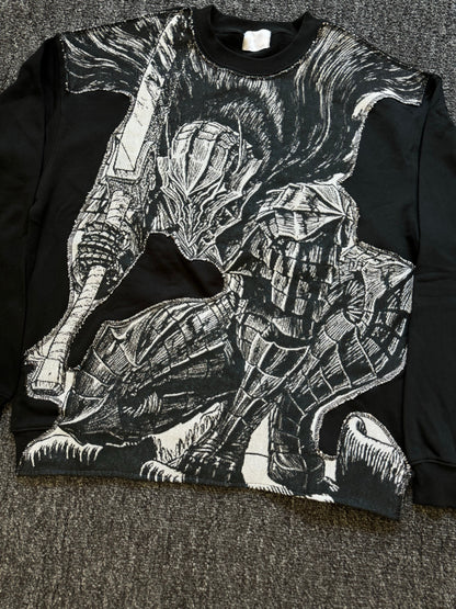 Sweat à capuche gothique à col en fourrure