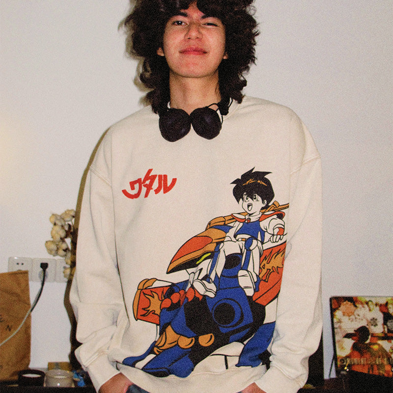 Reiner Baumwollpullover „Offensichtlich gestohlen“ von Kusanagi CT-3X