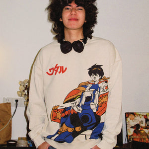 Reiner Baumwollpullover „Offensichtlich gestohlen“ von Kusanagi CT-3X