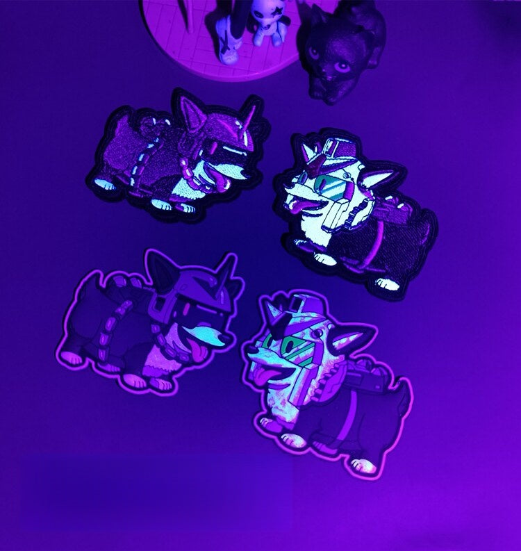 Mecha Corgi Glow Tactical Morale Patch