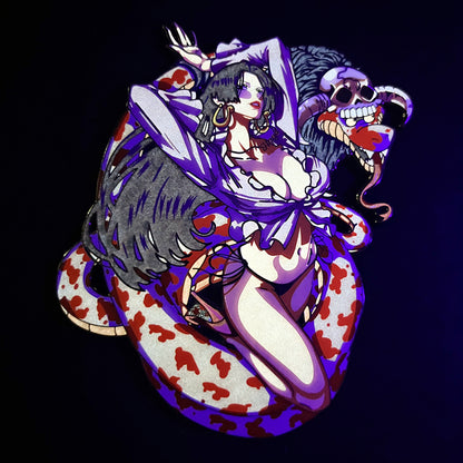One Piece Empress Boa Hancock Metal Enamel Pin