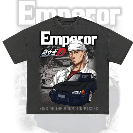 T-shirt stampata DTG con iniziale D in puro cotone