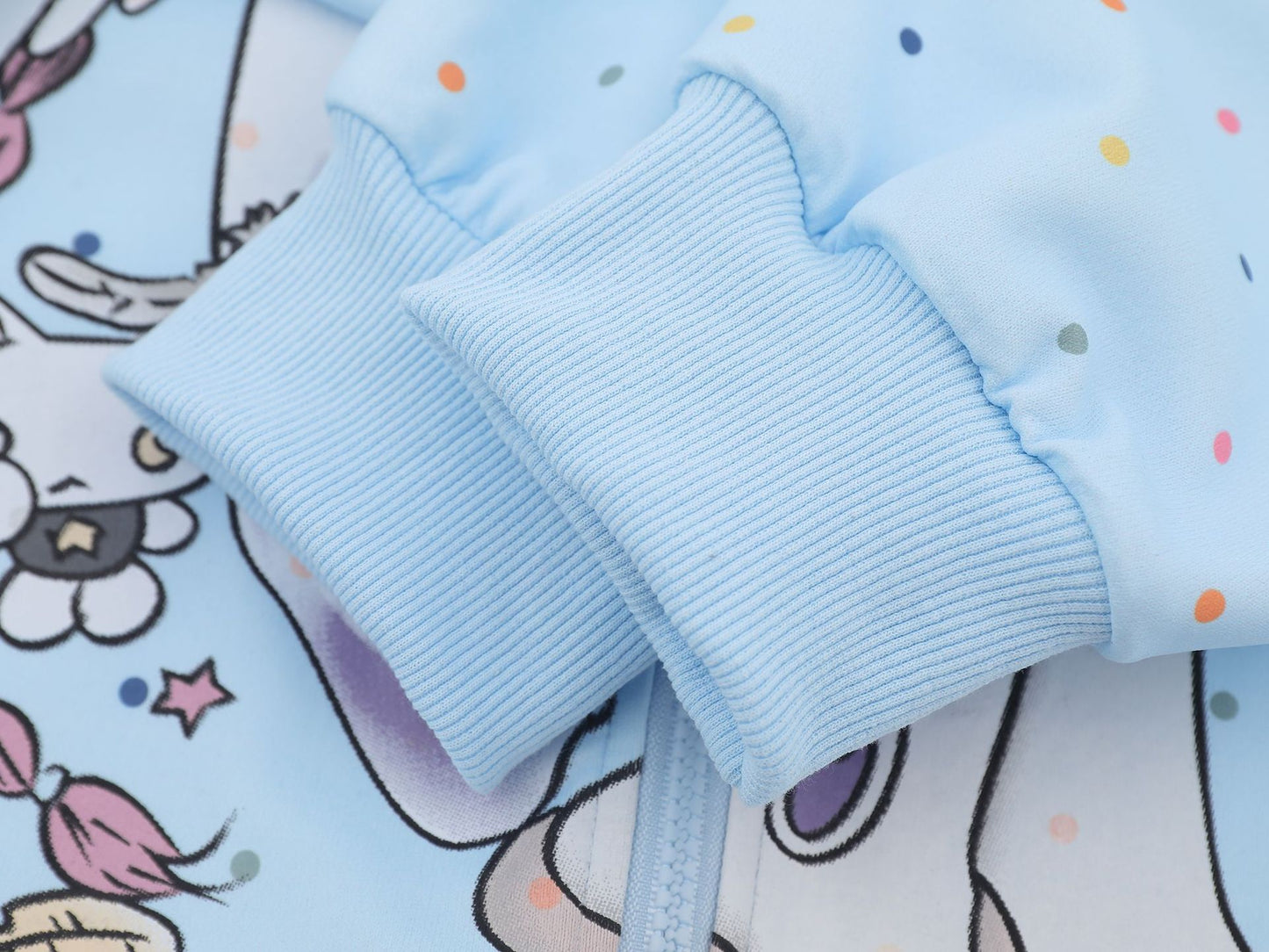 Camiseta de manga comprida Dandadan de algodão puro com estética fofa