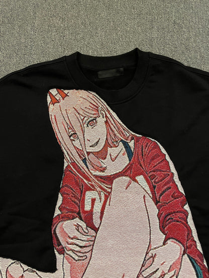 Sweat à capuche gothique à col en fourrure