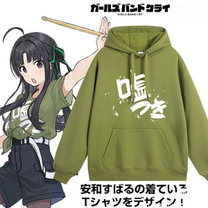 T-shirt graphique animé Girls Band Cry Togenashi Togeari