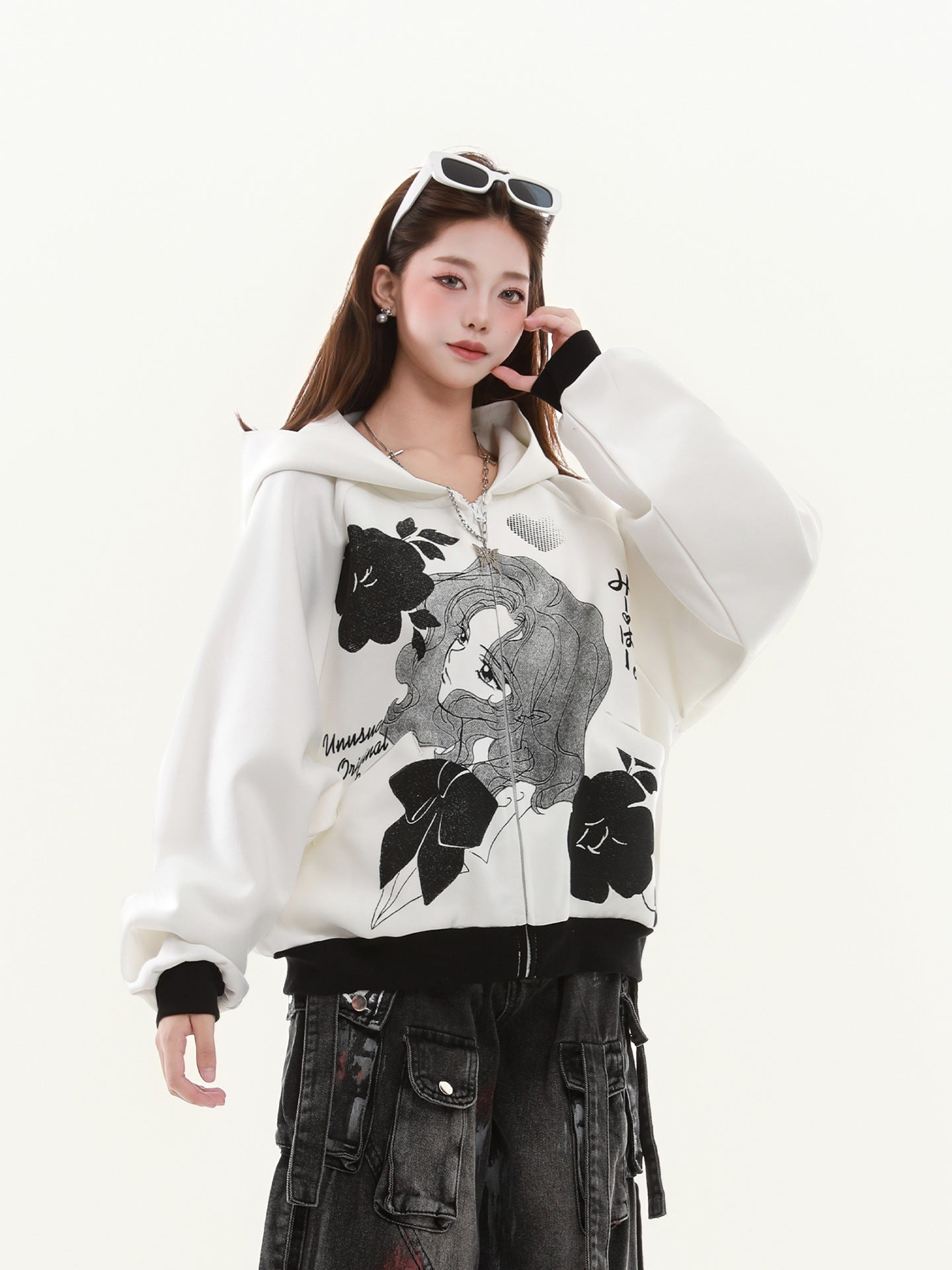 Versailles Rose Vintage Anime Hoodie