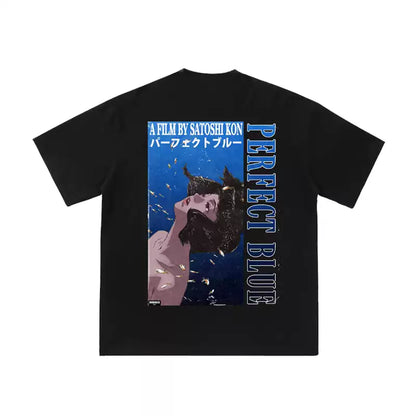 Puur katoenen perfect blauw T-shirt