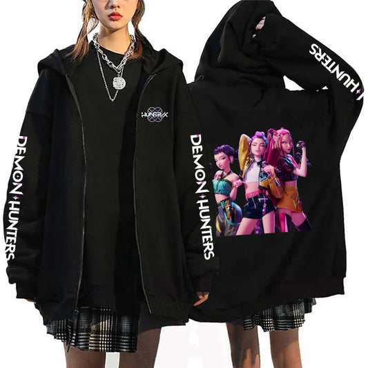 K-Pop Demon Hunters Zip-Up Hoodie