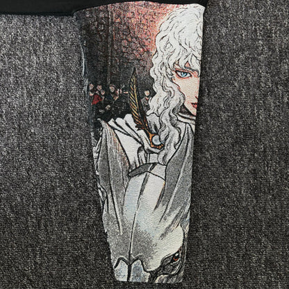 Sweat à capuche gothique à col en fourrure