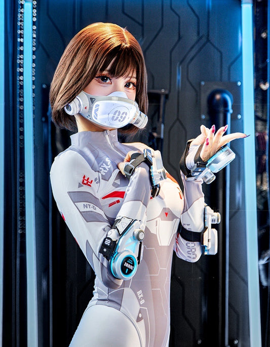 Cyberpunk  Tactical Arm Gauntlets – Mecha Girl/Warrior Tactical Cosplay Gear