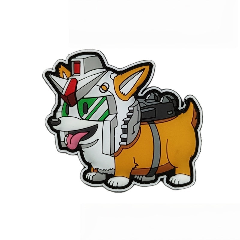 Mecha Corgi Glow Tactical Morale Patch