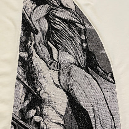 Sweat à capuche gothique à col en fourrure