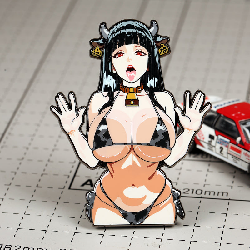 Cowgirl Metal Enamel Pin