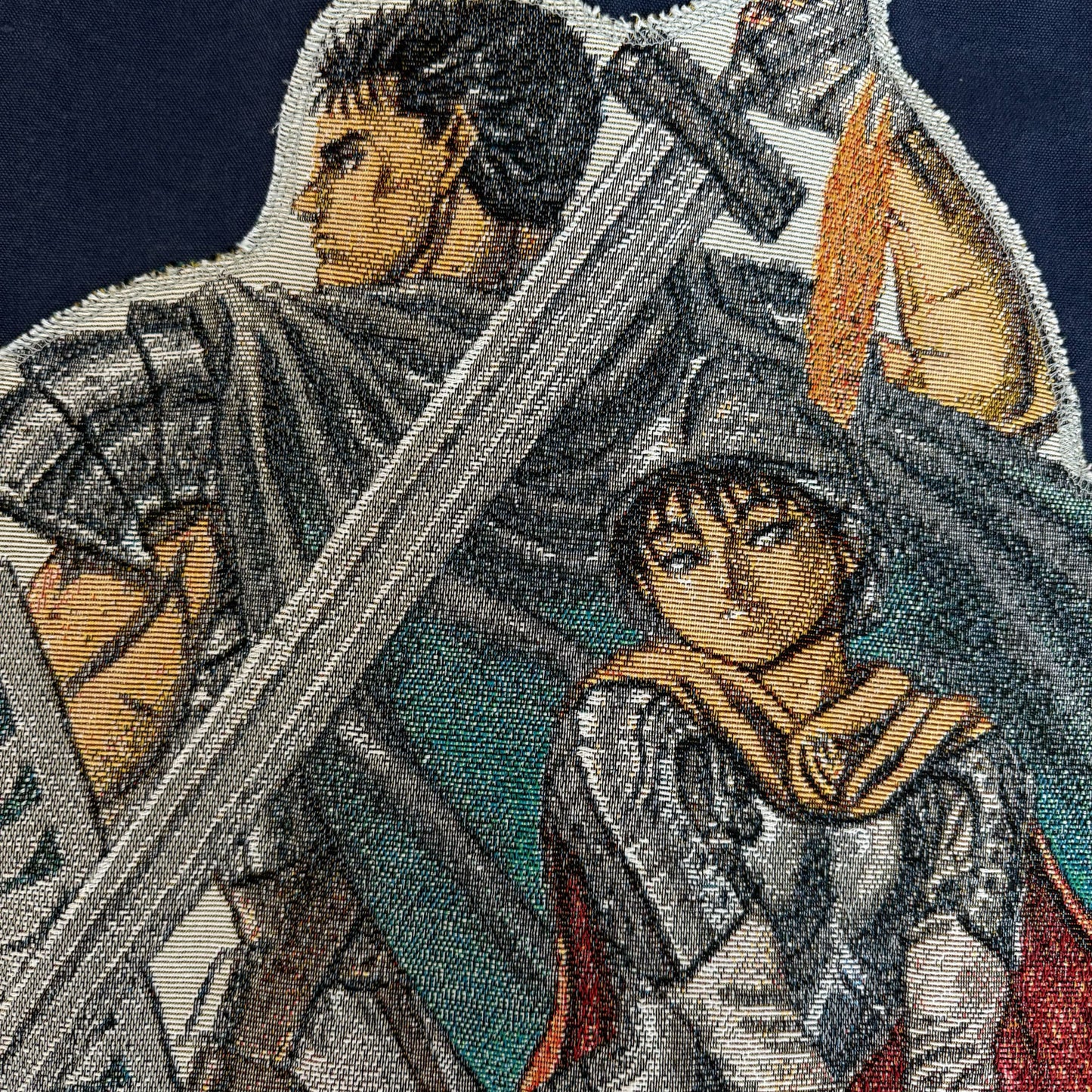 Sweat à capuche gothique à col en fourrure