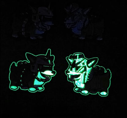 Mecha Corgi Glow Tactical Morale Patch