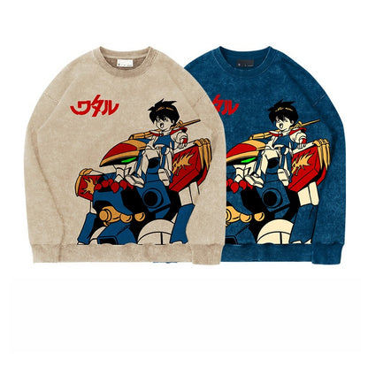 Reiner Baumwollpullover „Offensichtlich gestohlen“ von Kusanagi CT-3X