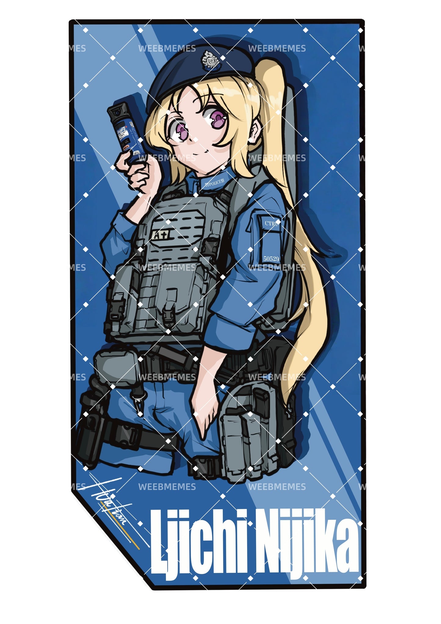 Genshin Furina metallipinta