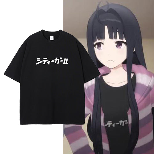 T-shirt en pur coton du groupe de filles Cry City Girl