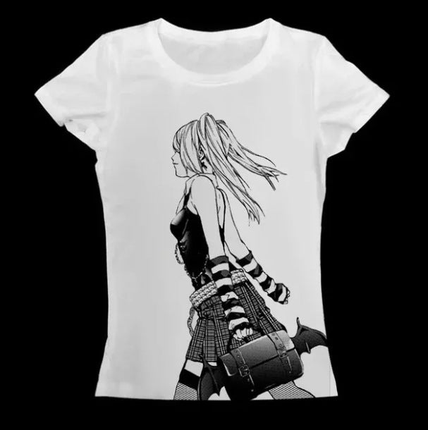 Puur katoenen Dandadan schattig esthetisch T-shirt met lange mouwen