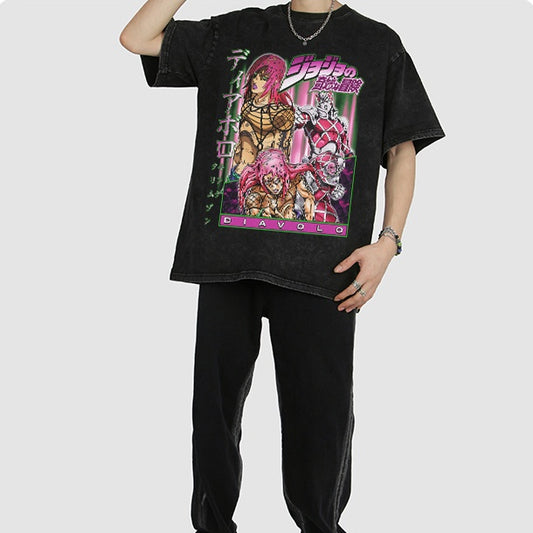 Dandadan – Süßes, ästhetisches Langarm-T-Shirt aus reiner Baumwolle