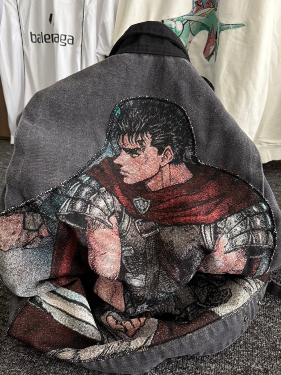 Sweat à capuche gothique à col en fourrure