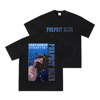 Puur katoenen perfect blauw T-shirt