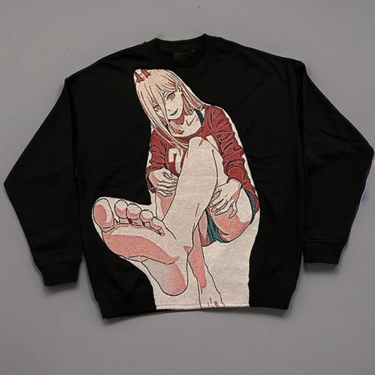 Sweat à capuche gothique à col en fourrure