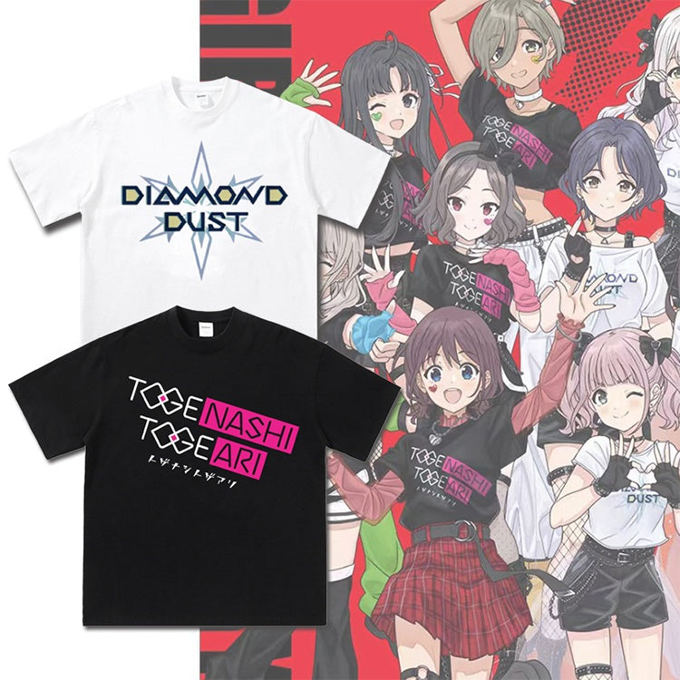 Camiseta de manga comprida Dandadan de algodão puro com estética fofa