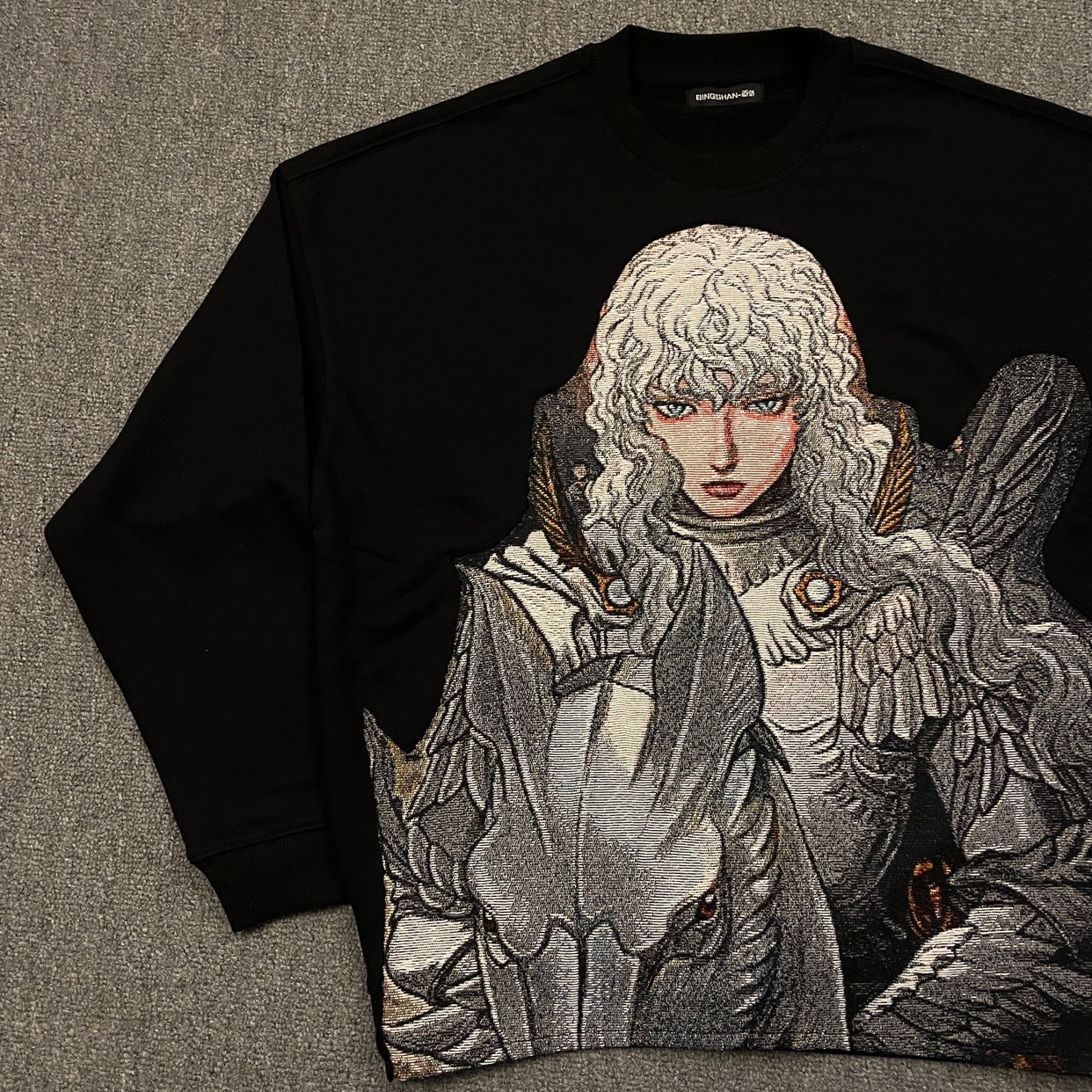 Cowboy-Bebop-Pullover aus reiner Baumwolle