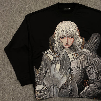 Cowboy-Bebop-Pullover aus reiner Baumwolle