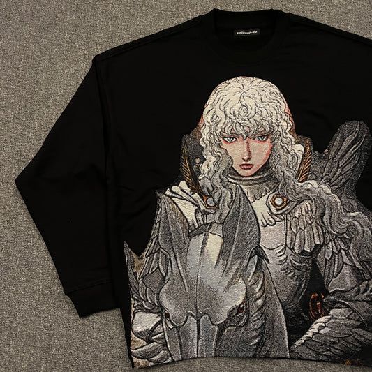 Sweat à capuche gothique à col en fourrure