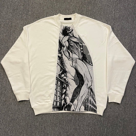 Sweat à capuche gothique à col en fourrure