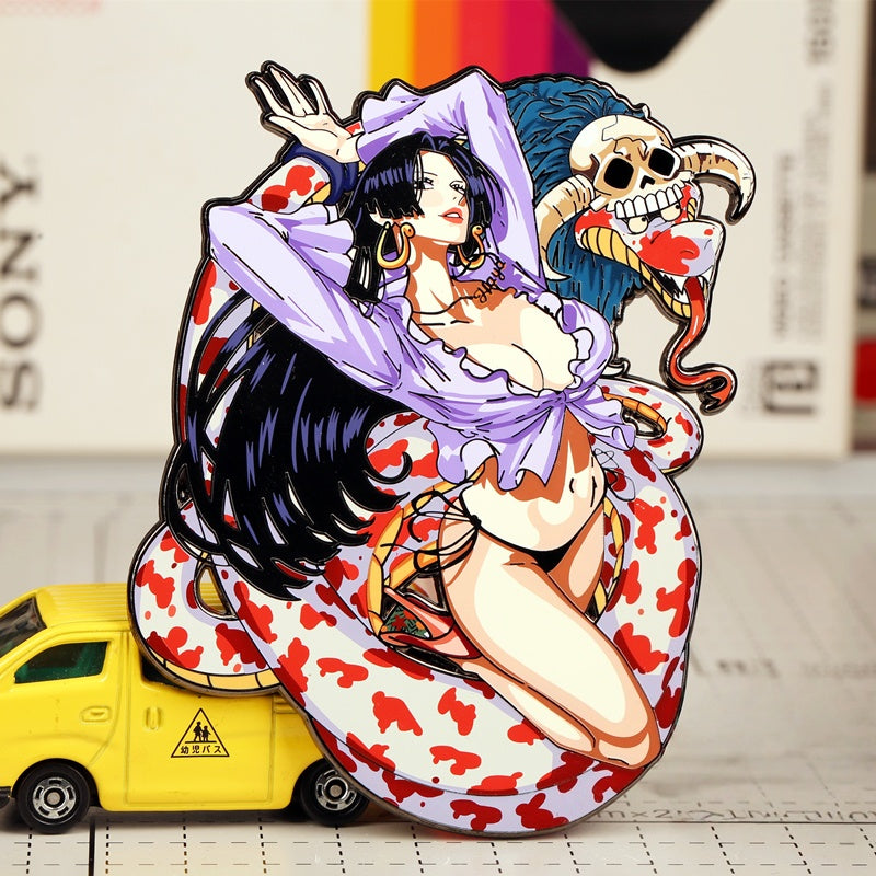 One Piece Empress Boa Hancock Metal Enamel Pin