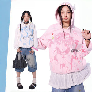 Y2K Angel Wing Hoodie
